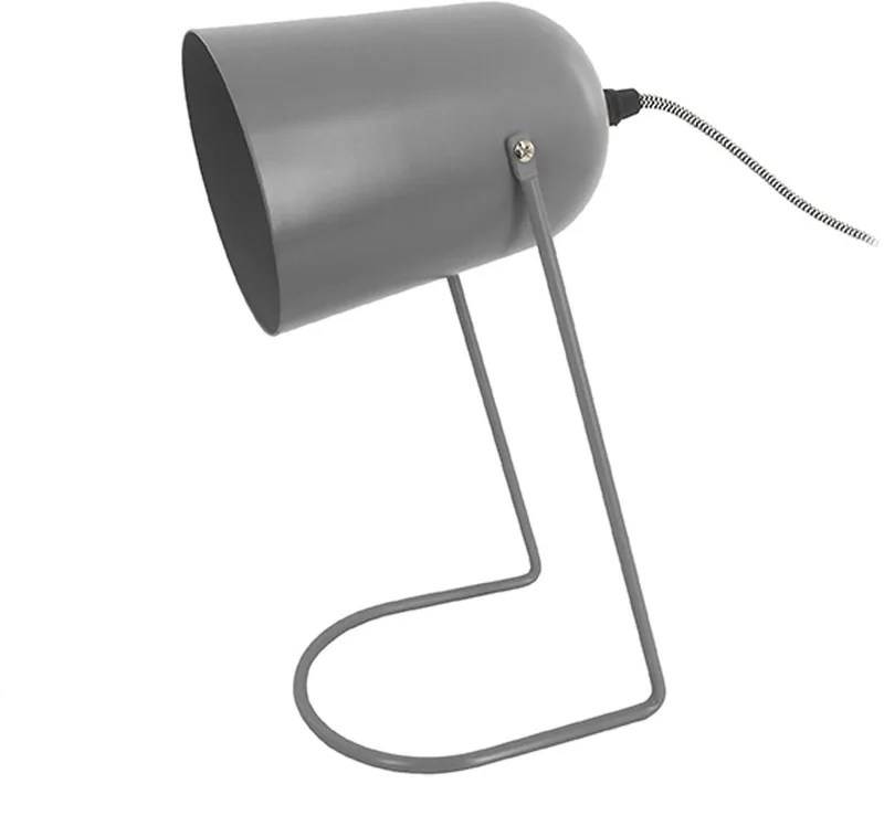 Tafellamp Enchant - IJzer Mat Muisgrijs - 30x18cm - Scandinavisch fra Leitmotiv i Grå – produktbillede