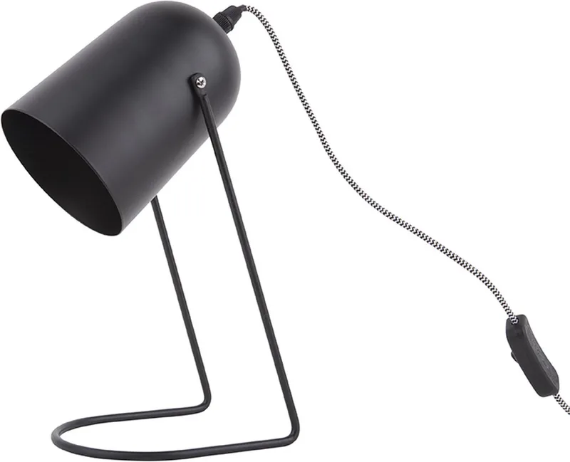 Tafellamp Enchant - Staal Mat - 30x18cm - Scandinavisch de Leitmotiv en Noir – photo du produit