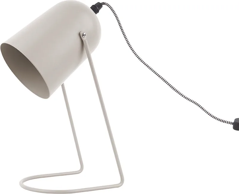 Tafellamp Enchant - Staal Mat Warm - 30x18cm - Scandinavisch från Leitmotiv i Grå – produktbild
