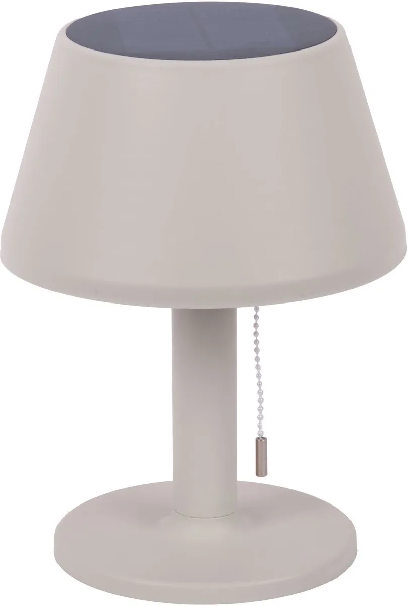 Tafellamp Esfera Solar - 20x20x26 cm de Leitmotiv en Gris – photo du produit
