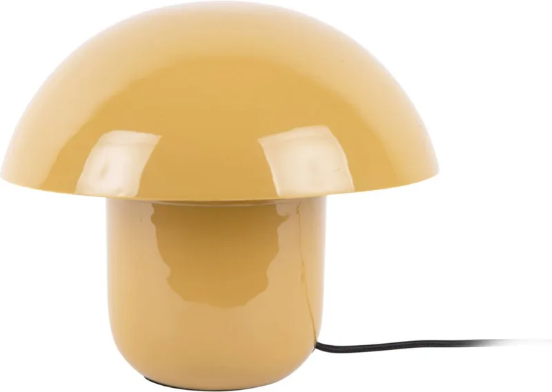 Tafellamp Fat Mushroom - 29x29x25cm - Modern by Leitmotiv in Yellow – product photo