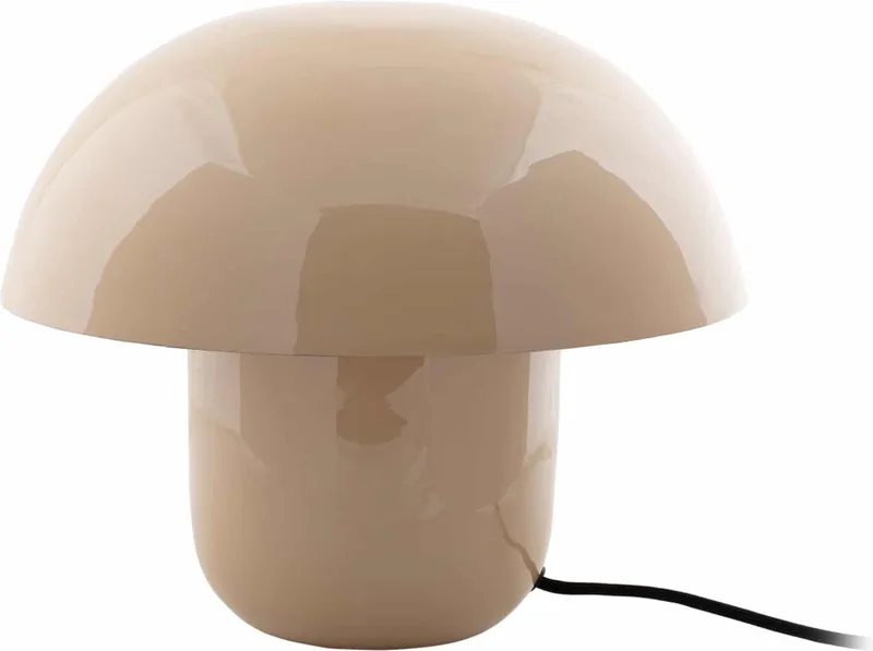 Tafellamp Fat Mushroom - 29x29x25cm - Scandinavisch by Leitmotiv in Brown – product photo