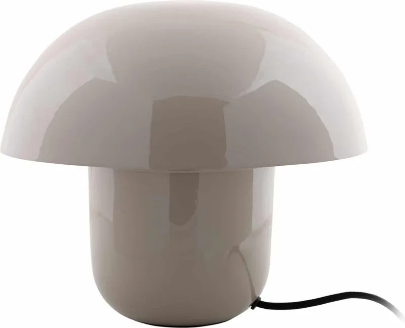 Tafellamp Fat Mushroom - 29x29x25cm - Scandinavisch van Leitmotiv in Grijs – productfoto