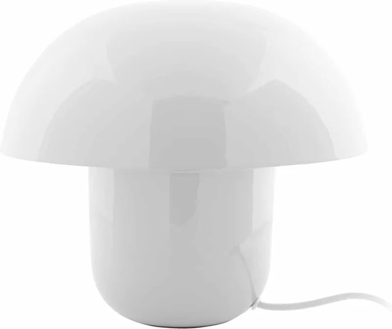 Tafellamp Fat Mushroom - 29x29x25cm - Scandinavisch by Leitmotiv in White – product photo