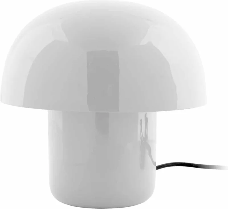 Tafellamp Fat Mushroom Mini - 20x20x20cm - Scandinavisch fra Leitmotiv i Hvid – produktbillede