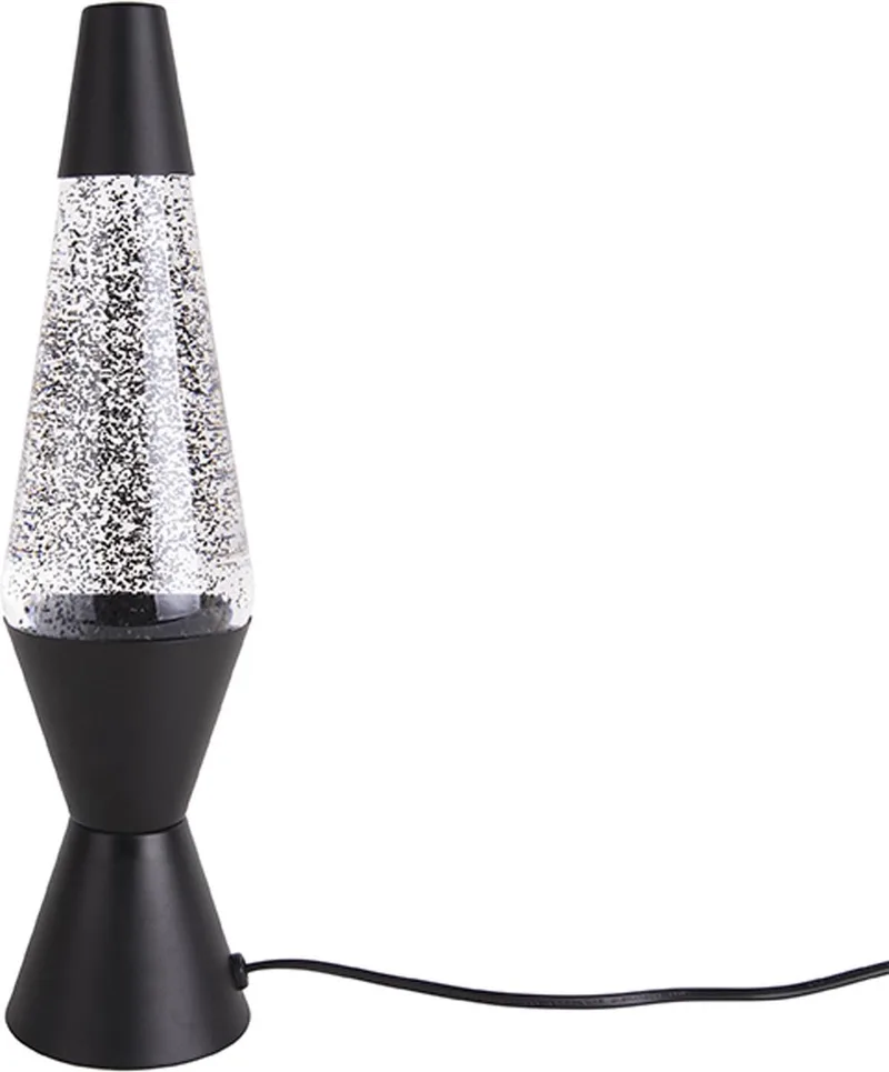 Tafellamp Glitter - 37x10cm - Scandinavisch fra Leitmotiv i Sort – produktbillede