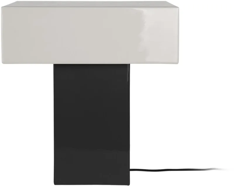 Tafellamp Grato Recto - 32x15x35cm - Modern fra Leitmotiv i Sort – produktbillede