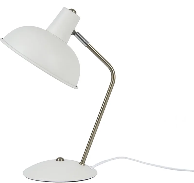 Tafellamp Hood - IJzer mat - 37,5x19,5cm - Scandinavisch by Leitmotiv in White – product photo