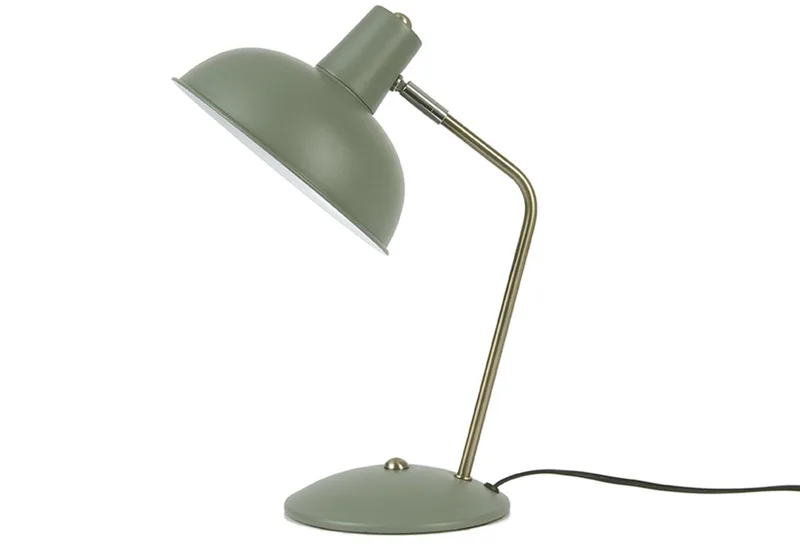 Tafellamp Hood - IJzer mat Jungle - 37,5x19,5cm - Scandinavisch by Leitmotiv in Green – product photo