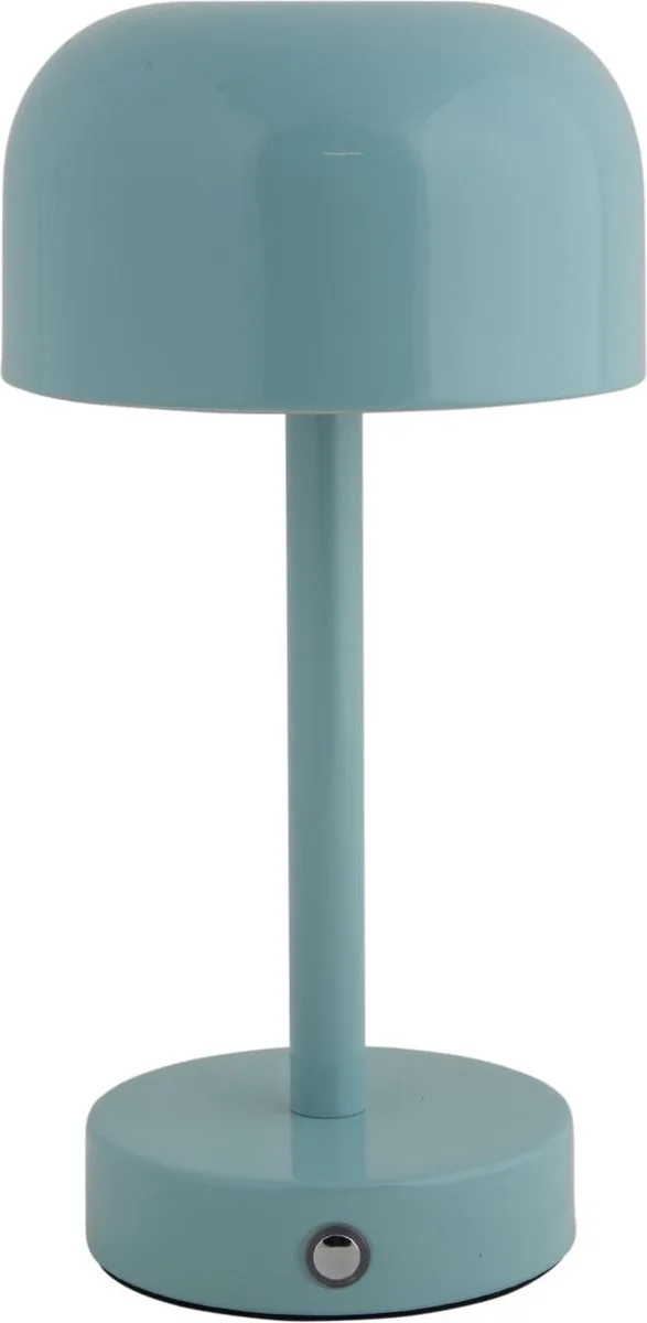 Tafellamp James LED - 12.5x12.5x24.5cm - Scandinavisch van Leitmotiv in Blauw – productfoto