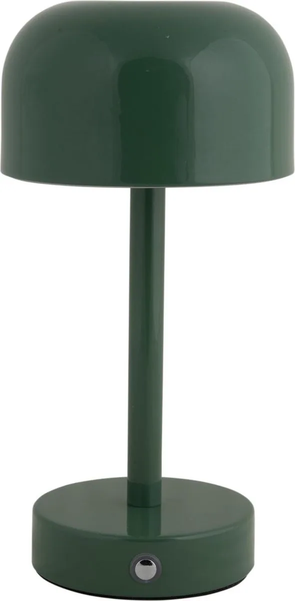 Tafellamp James LED - 12.5x12.5x24.5cm - Scandinavisch van Leitmotiv in Groen – productfoto
