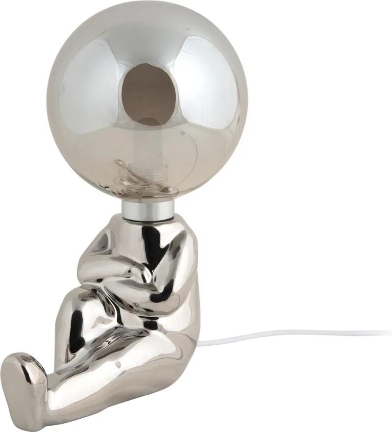 Tafellamp Joey LED - 16.5x12x22.5cm - Scandinavisch de Leitmotiv en Argent – photo du produit