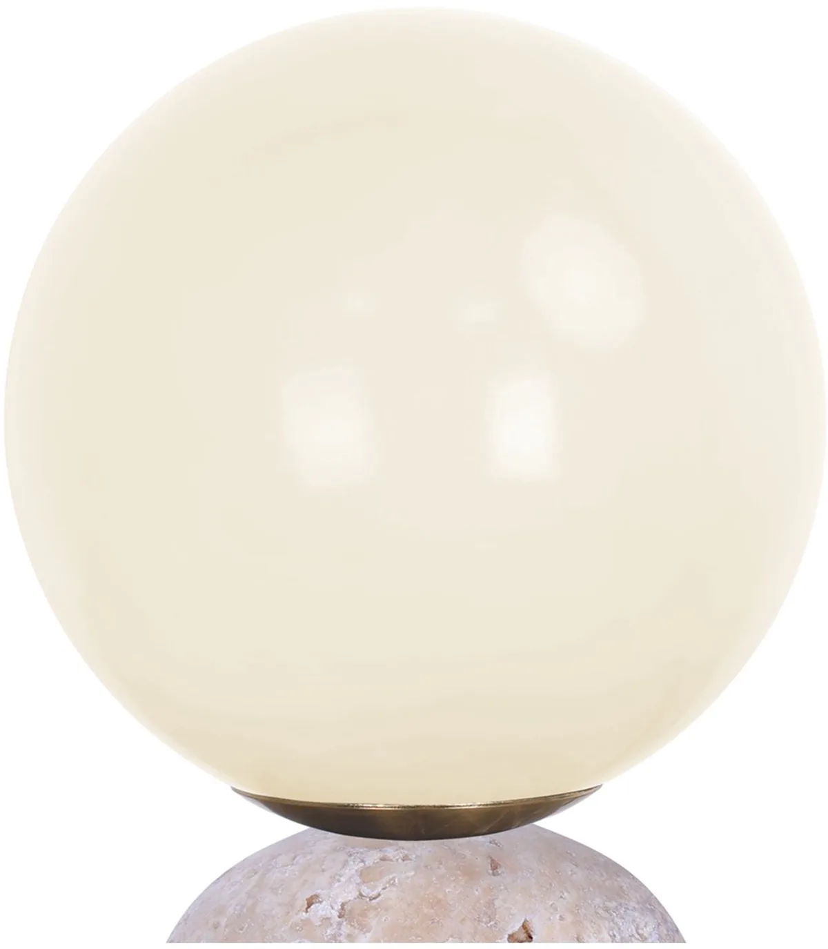 Tafellamp Lazio Sphere - Crème - 10x10x20cm - Scandinavisch från Leitmotiv i Beige – produktbild