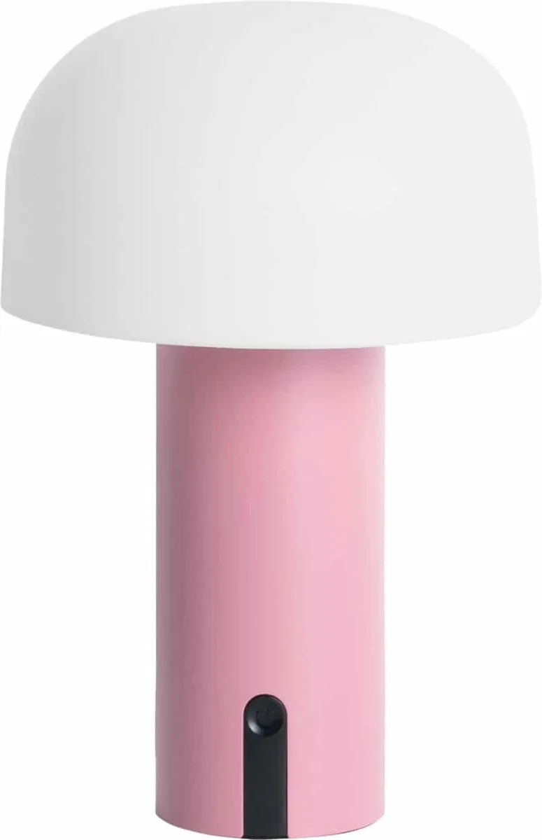 Tafellamp Luca Led - Ø15cm - Scandinavisch by Leitmotiv in Pink – product photo