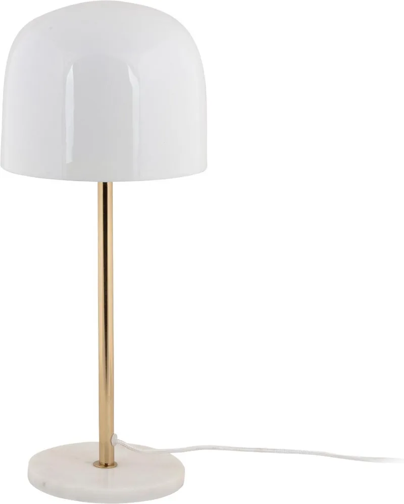 Tafellamp Manta - Ø20cm - Scandinavisch van Leitmotiv in Wit – productfoto