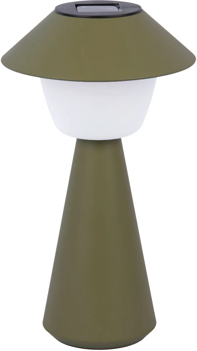 Tafellamp Marioneta Solar - op zonne-energie van Leitmotiv in Groen – productfoto