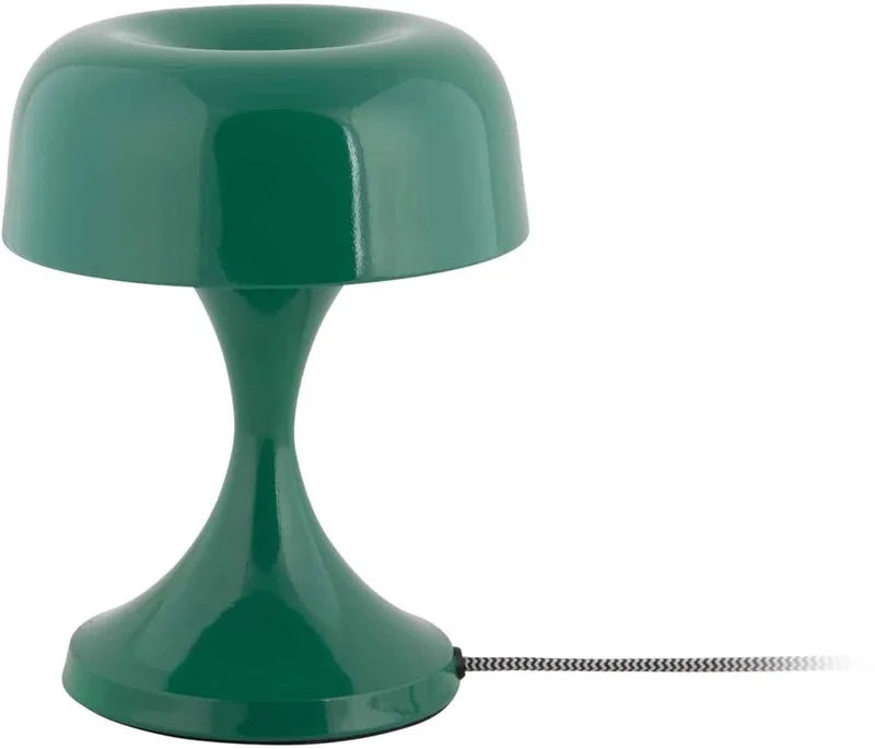 Tafellamp Moda Retro - 15.5x15.5x20cm - Modern by Leitmotiv in Green – product photo