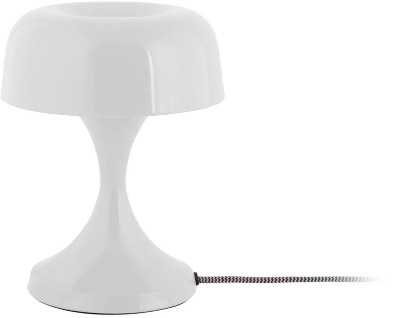 Tafellamp Moda Retro - 15.5x15.5x20cm - Modern by Leitmotiv in White – product photo