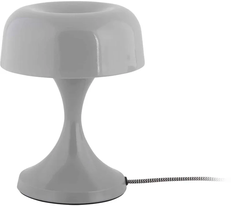 Tafellamp Moda Retro - Muisgrijs - 15.5x15.5x20cm - Modern de Leitmotiv en Gris – photo du produit