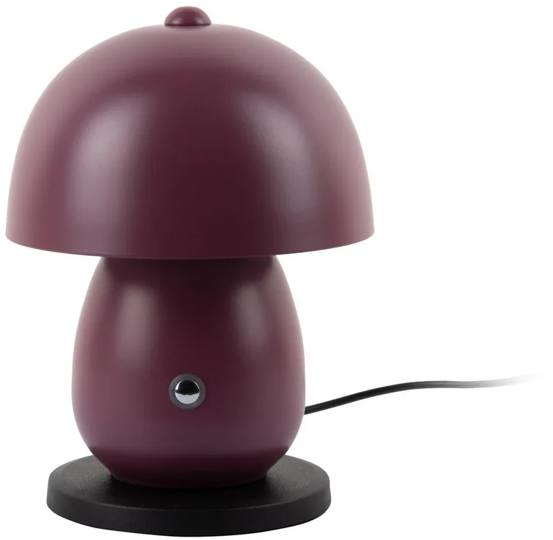 Tafellamp Mono Led - Donkerpaars - Ø14cm - Scandinavisch de Leitmotiv en Violet – photo du produit