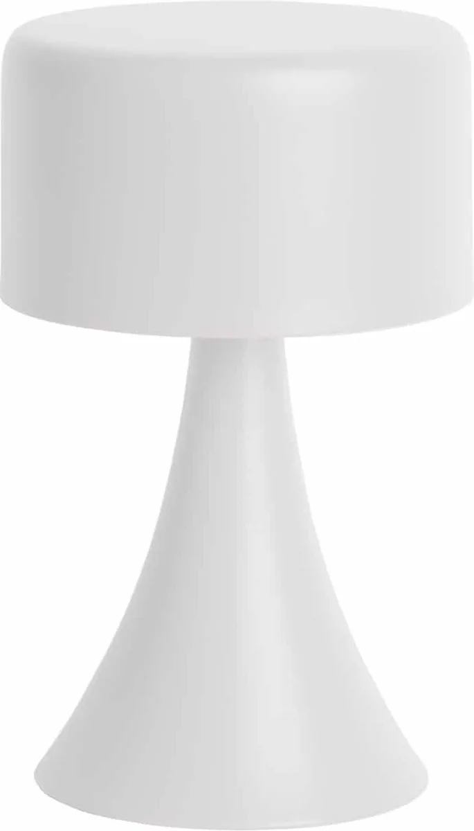 Tafellamp Nora Led - 12.5x12.5x21cm - Scandinavisch de Leitmotiv en Blanc – photo du produit