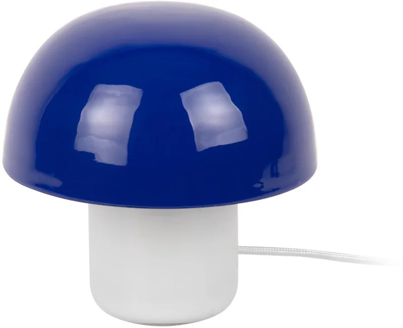 Tafellamp Nuevo Mini Mushroom - 20x20x20cm - Modern by Leitmotiv in Blue – product photo