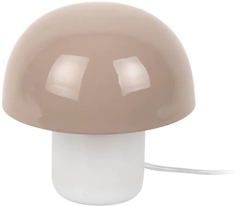 Tafellamp Nuevo Mini Mushroom - 20x20x20cm - Modern van Leitmotiv in Grijs – productfoto
