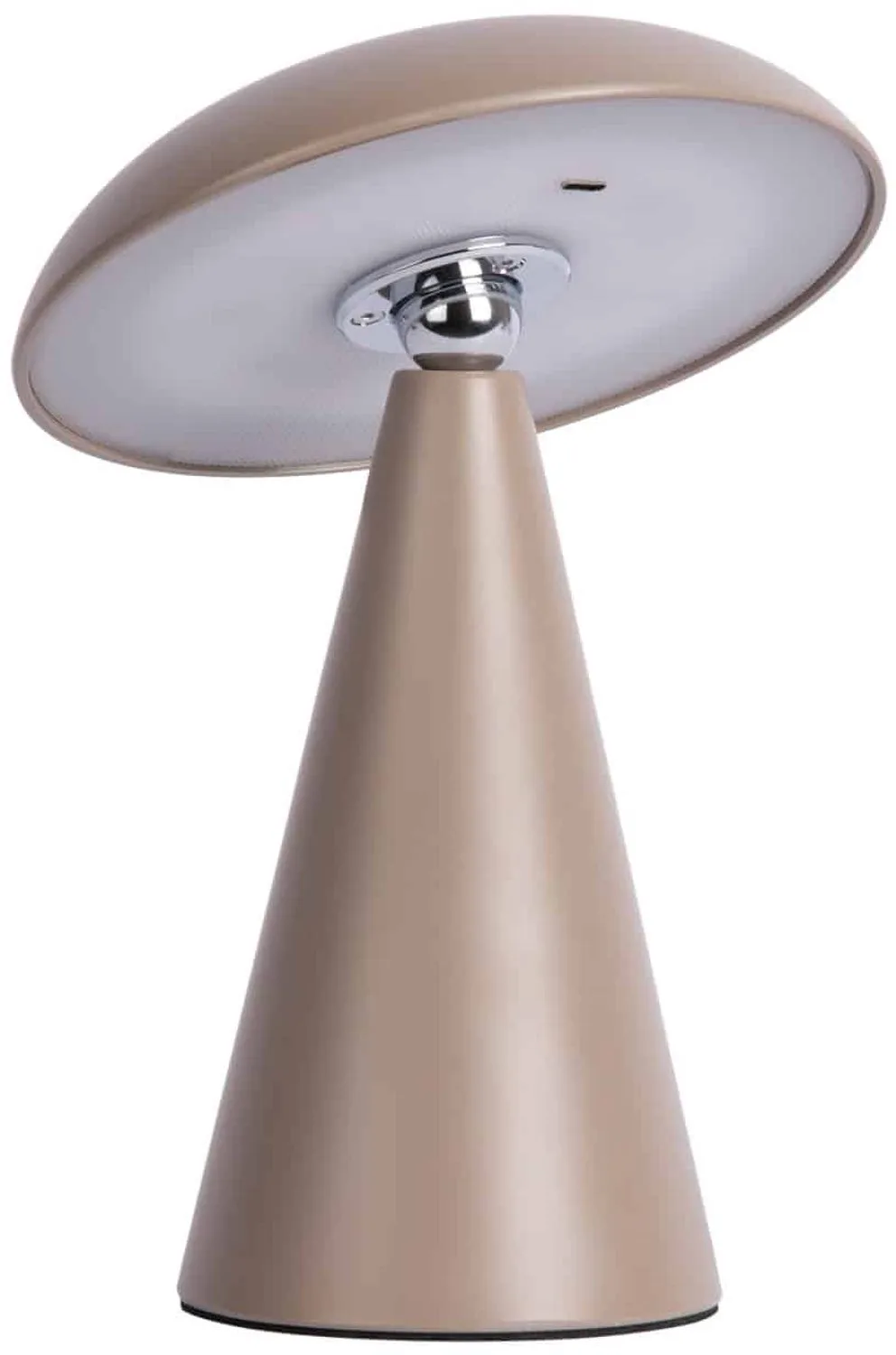 Tafellamp Phoebe - 15.5x15.5x21cm - Scandinavisch de Leitmotiv en Marron – photo du produit