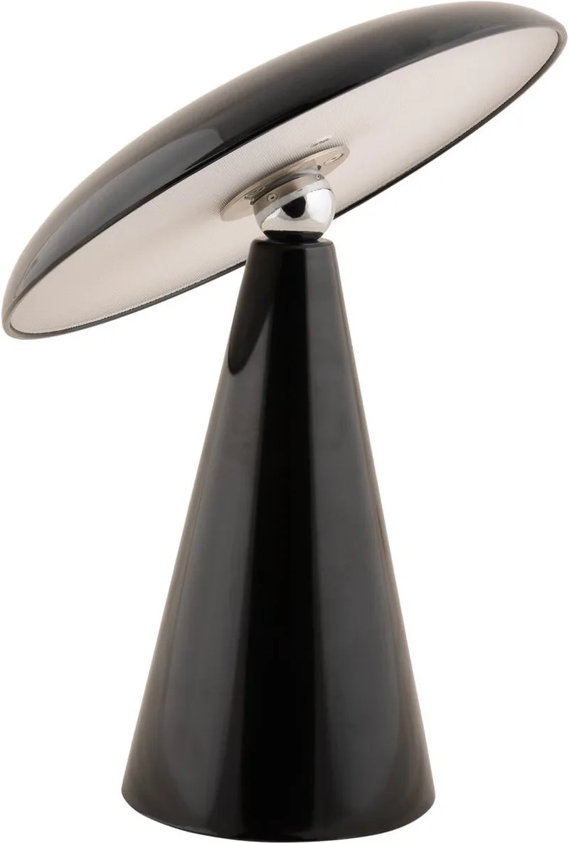 Tafellamp Phoebe LED - Ø23cm - Scandinavisch by Leitmotiv in Black – product photo