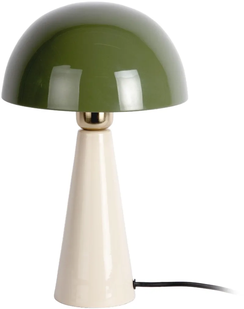 Tafellamp Prague - Gebroken wit/Groen - 20x20x30cm - Scandinavisch de Leitmotiv en Blanc – photo du produit