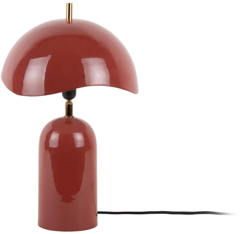 Tafellamp Querido - Rode oker - Ø25cm - Scandinavisch de Leitmotiv en Rouge – photo du produit