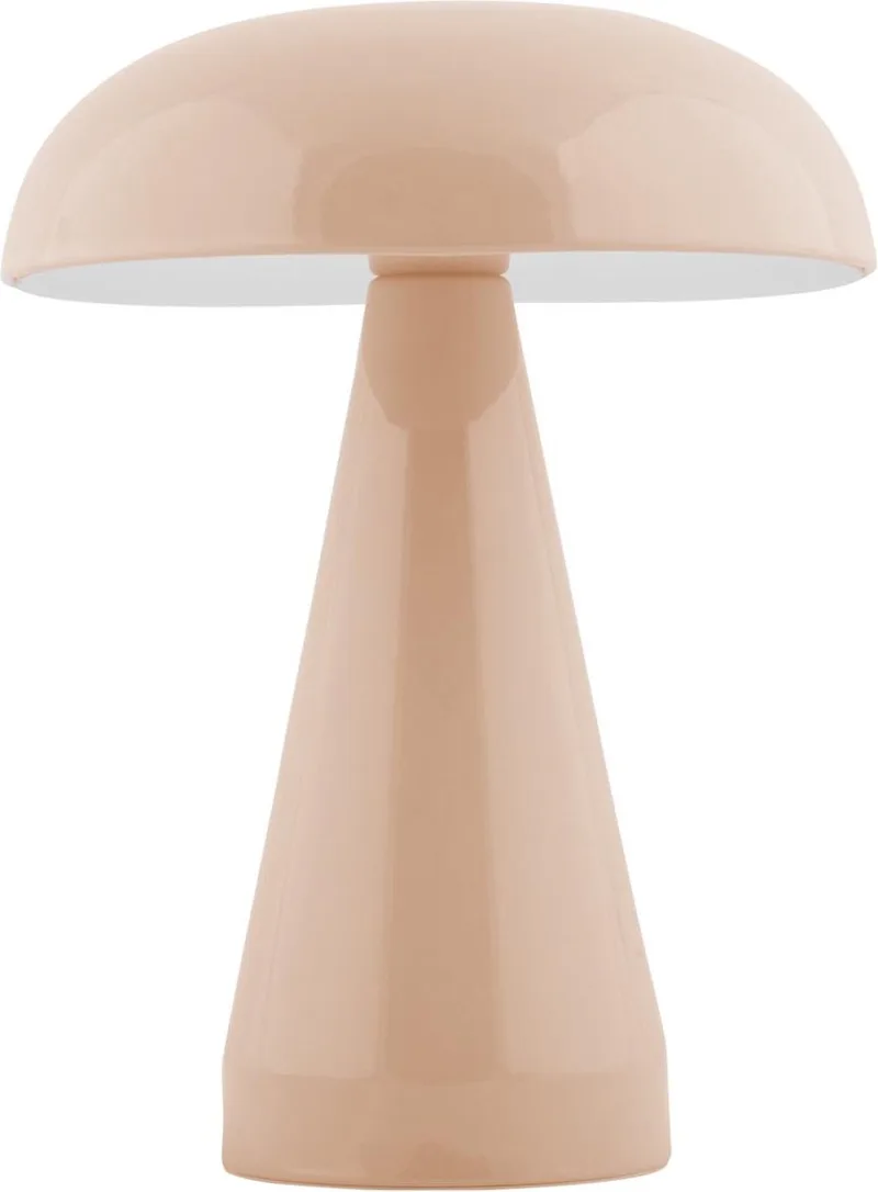 Tafellamp Rachel LED - 15.5x15.5x20.5cm - Scandinavisch von Leitmotiv in Braun – Produktfoto