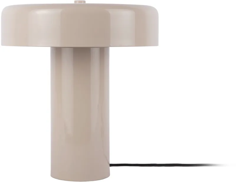 Tafellamp Riqueza Palo - Warmgrijs - Ø24cm - Modern van Leitmotiv in Grijs – productfoto