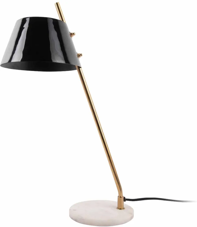 Tafellamp Savvy - 19x33x53cm - Scandinavisch de Leitmotiv en Noir – photo du produit