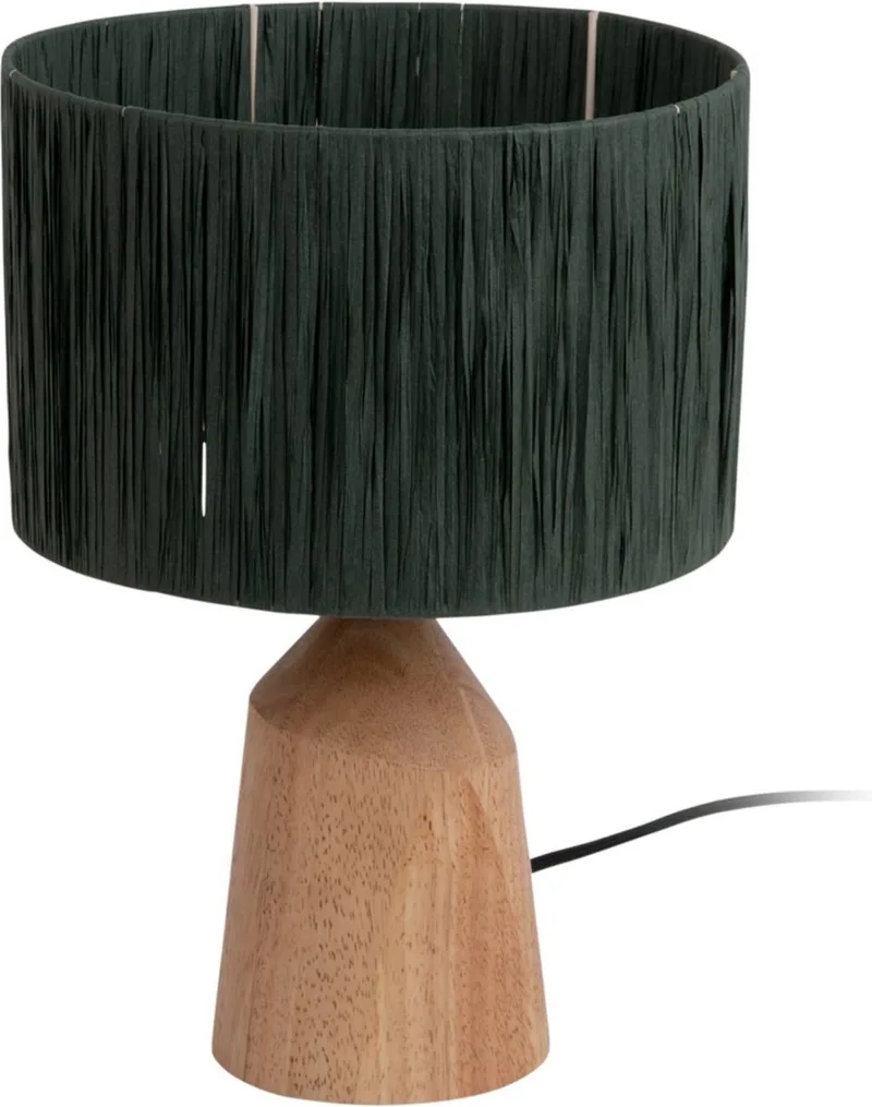 Tafellamp Sheer Trapeze - Ø25cm - Modern by Leitmotiv in Green – product photo