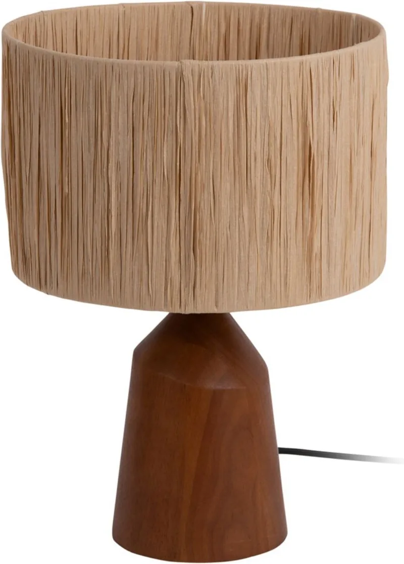 Tafellamp Sheer Trapeze - Ø25cm - Modern by Leitmotiv in Natural – product photo