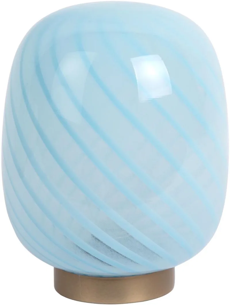 Tafellamp Summer Globe - Zachtblauw - 15.6x15.6x20cm - Scandinavisch de Leitmotiv en Bleu – photo du produit