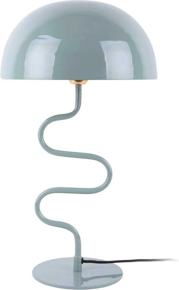 Tafellamp Twist - 31x31x54cm - Modern van Leitmotiv in Blauw – productfoto