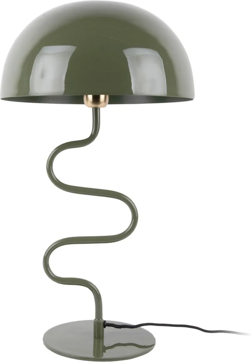 Tafellamp Twist - 31x31x54cm - Modern van Leitmotiv in Groen – productfoto