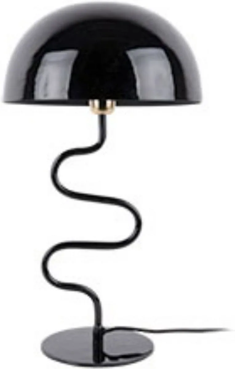 Tafellamp Twist - 31x31x54cm - Modern by Leitmotiv in Black – product photo