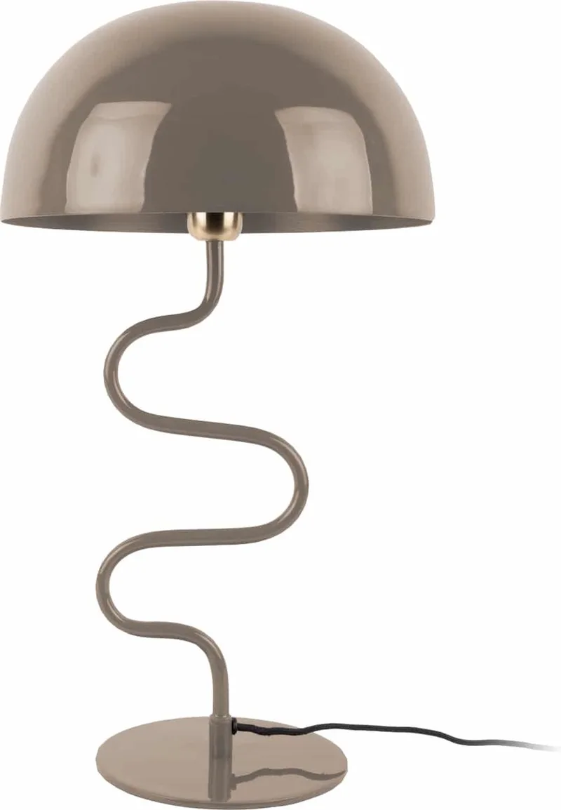 Tafellamp Twist - 31x31x54cm - Scandinavisch by Leitmotiv in Grey – product photo