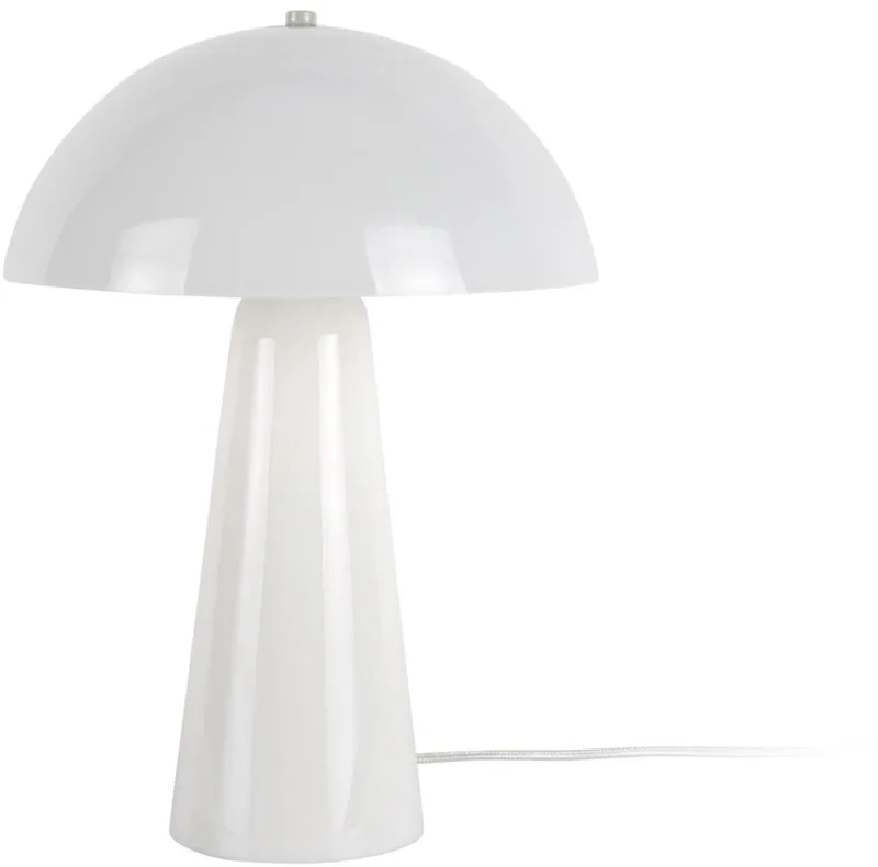 Tafellamp Vidrio Centro - 30x30x42cm - Modern by Leitmotiv in White – product photo