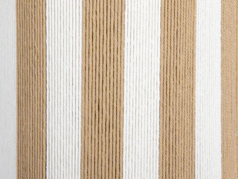 Tafellamp Vienna Stripes - 22x22x35cm - Scandinavisch van Leitmotiv in Naturel – productfoto 2 van 2