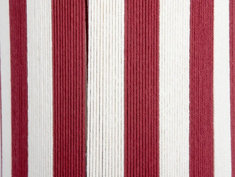 Tafellamp Vienna Stripes - Bordeauxrood - 25x25x58cm - Scandinavisch von Leitmotiv in Rot – Produktfoto 2 von 2