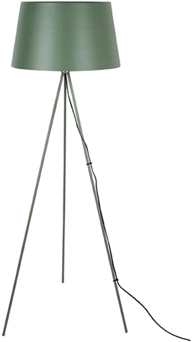 Vloerlamp Classy - Metaal Donker - 155x50cm van Leitmotiv in Groen – productfoto