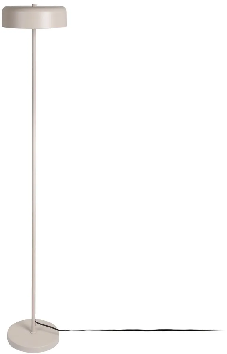 Vloerlamp Riqueza Palo - Warmgrijs - Ø24cm - Modern - Staande lampen voor Woonkamer - Slaapkamer by Leitmotiv in Grey – product photo