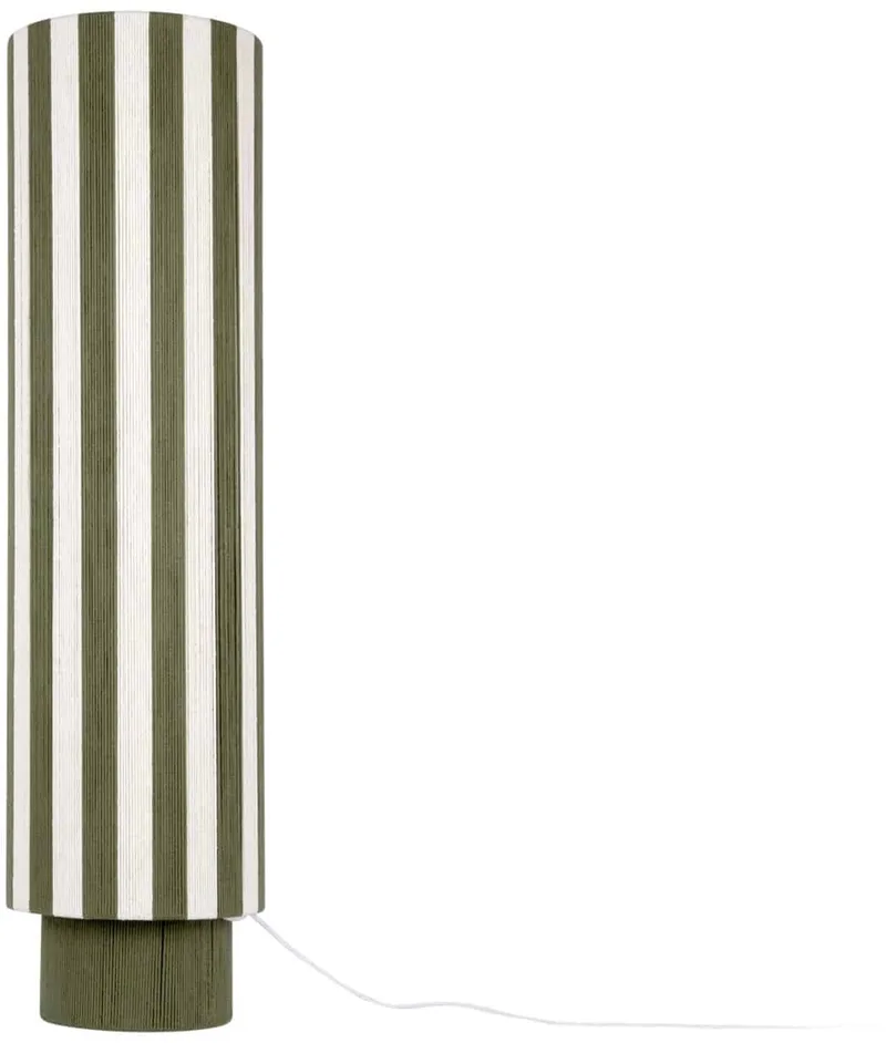 Vloerlamp Vienna Stripes - 28x28x106cm - Scandinavisch - Staande lampen voor Woonkamer - Slaapkamer fra Leitmotiv i Grøn – produktbillede