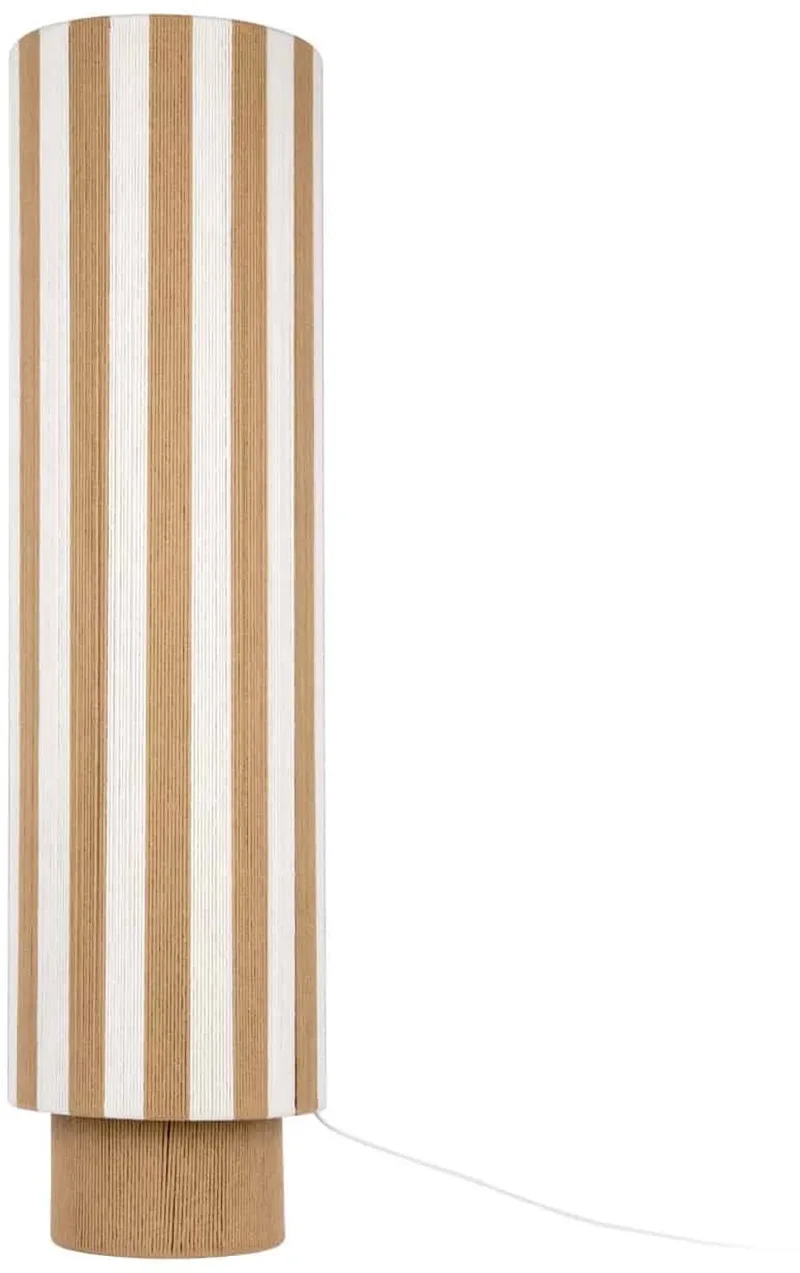 Vloerlamp Vienna Stripes - 28x28x106cm - Scandinavisch - Staande lampen voor Woonkamer - Slaapkamer by Leitmotiv in Natural – product photo
