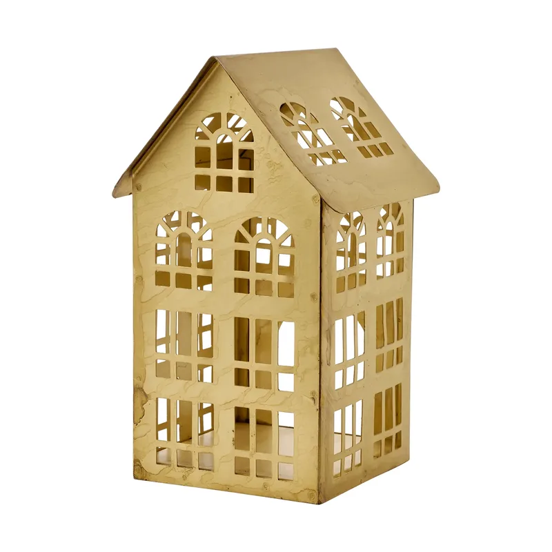 Bolille Windlicht Goldfarben, 12x10xH20 cm van Lene Bjerre – productfoto