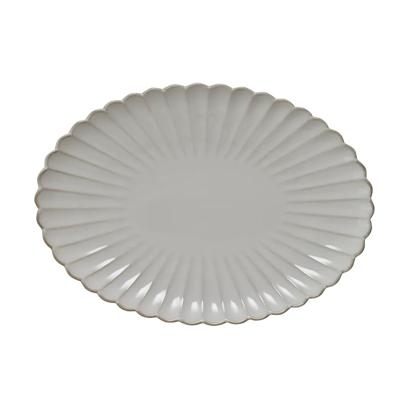 Camille Servierschale 36x25,5 cm Off White by Lene Bjerre – product photo